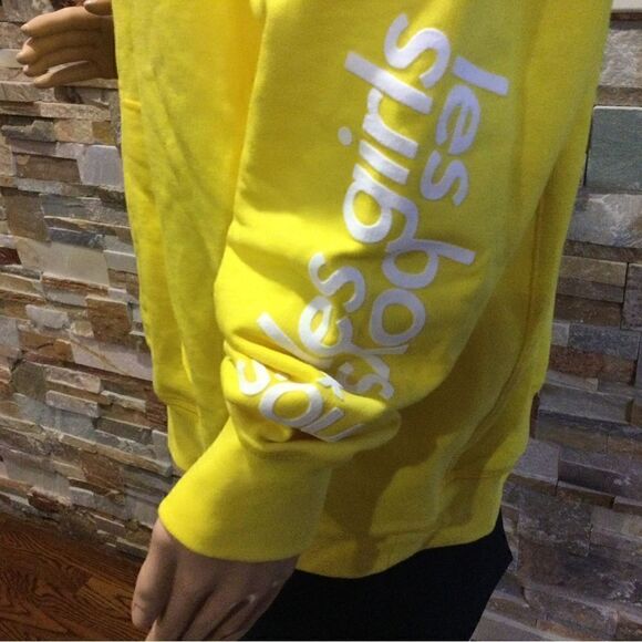 LES BOYS LES GIRLS Yellow Hoodie - Picture 5 of 9